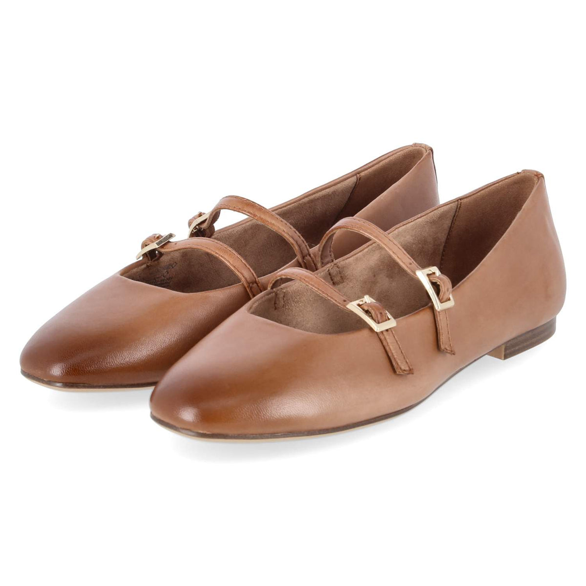 Spangenballerinas Braun