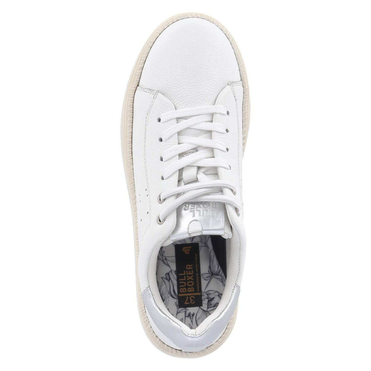Plateau-Sneaker Weiß