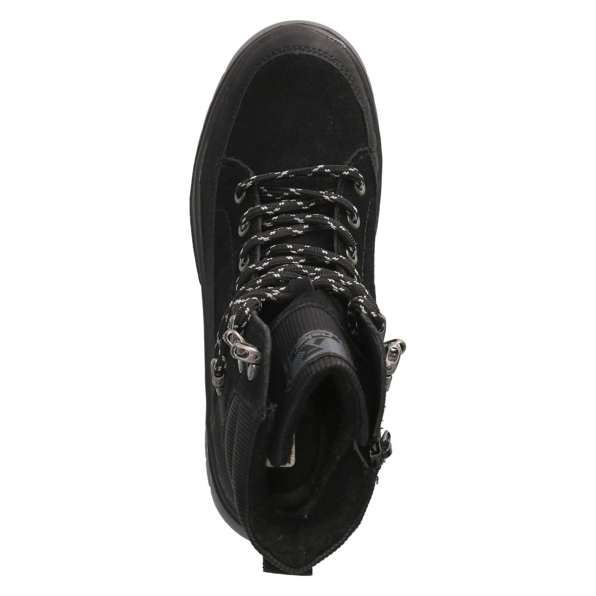 Schnürboots Schwarz