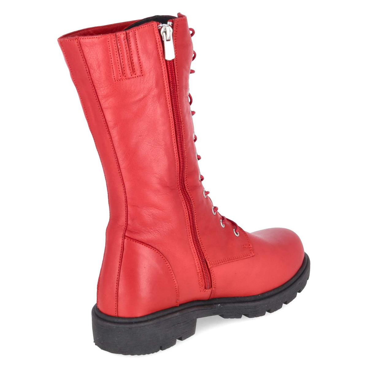 Schnüstiefel Rot