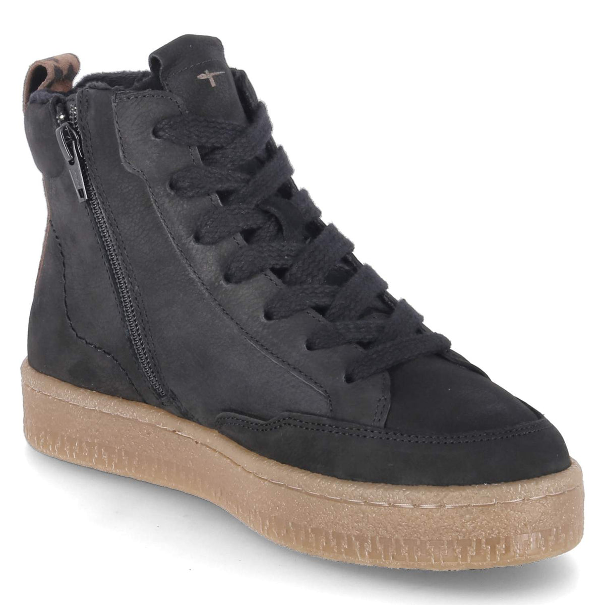 Schnürstiefeletten Schwarz