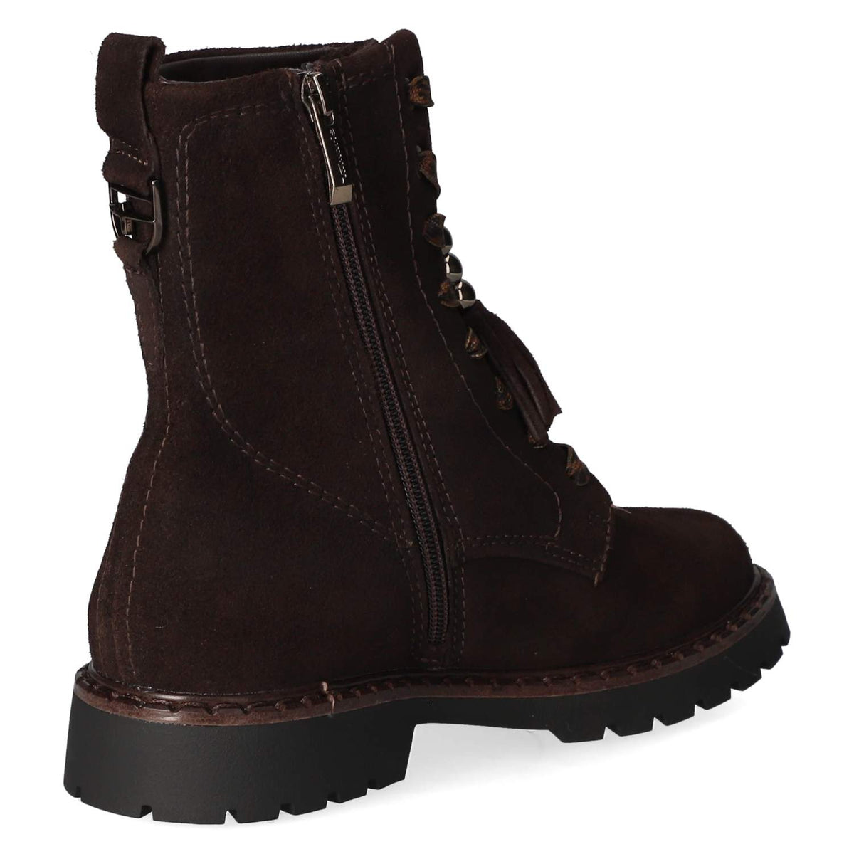 Schnüstiefeletten Braun