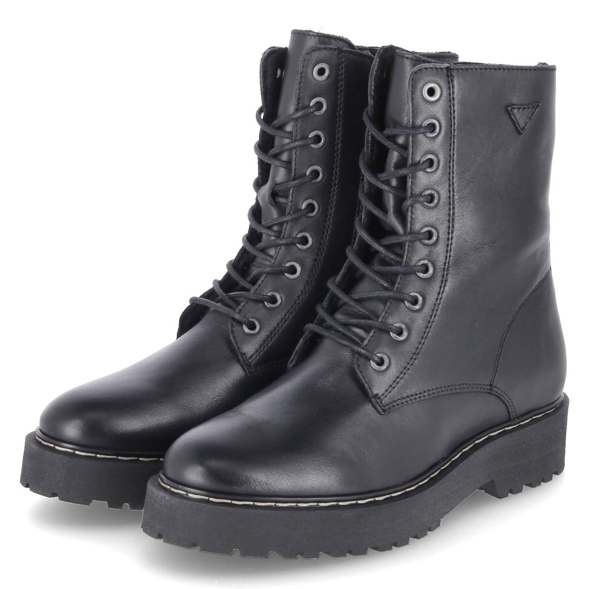 Schnürboots Schwarz