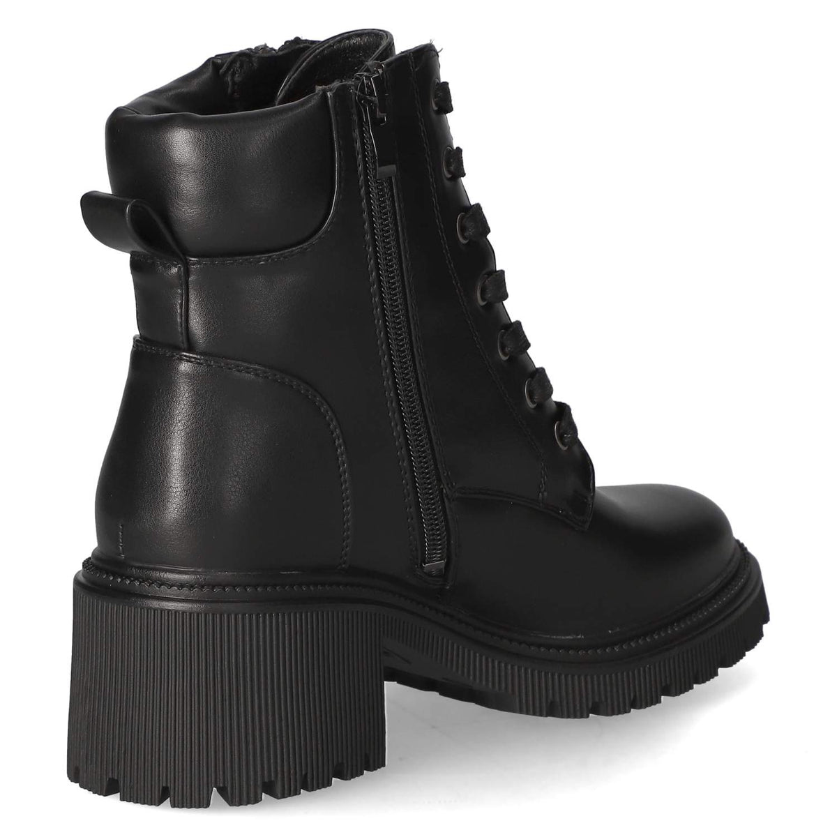 Schnürstiefeletten Schwarz