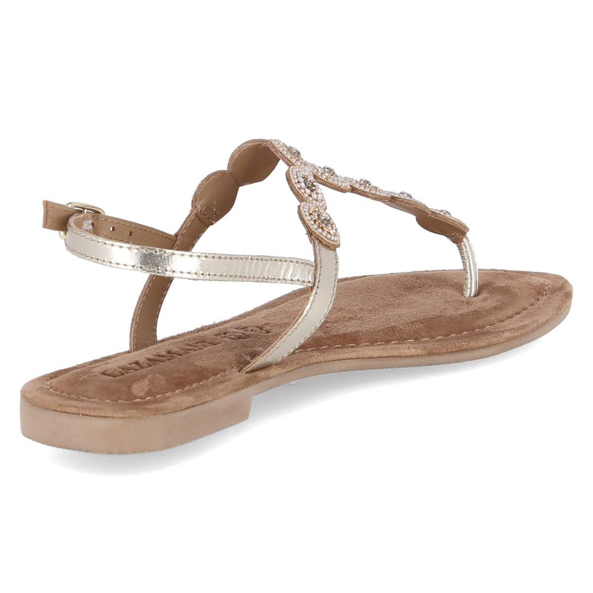 Zehentrenner-Sandalen Gold