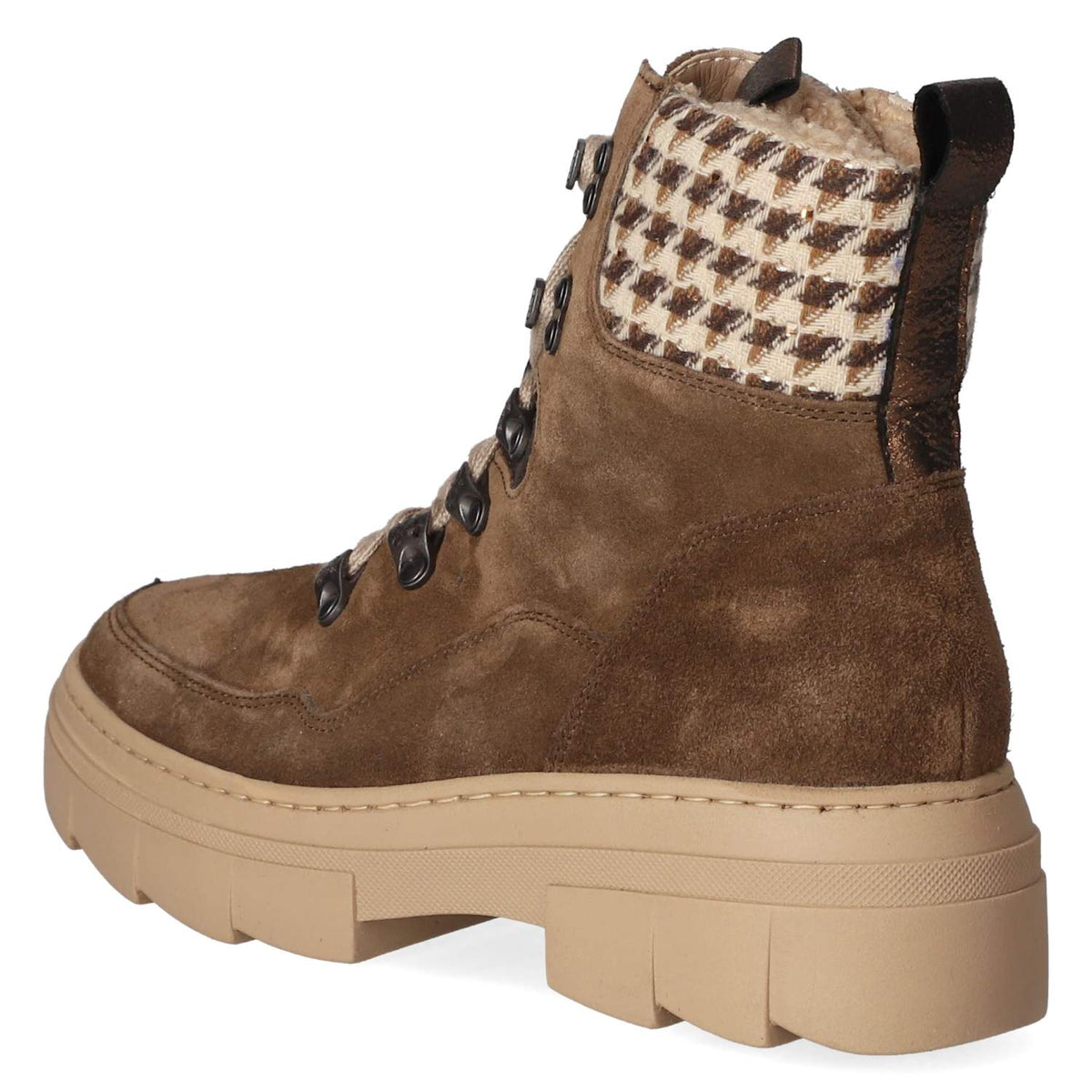 Schnürstiefeletten Saiga Grün
