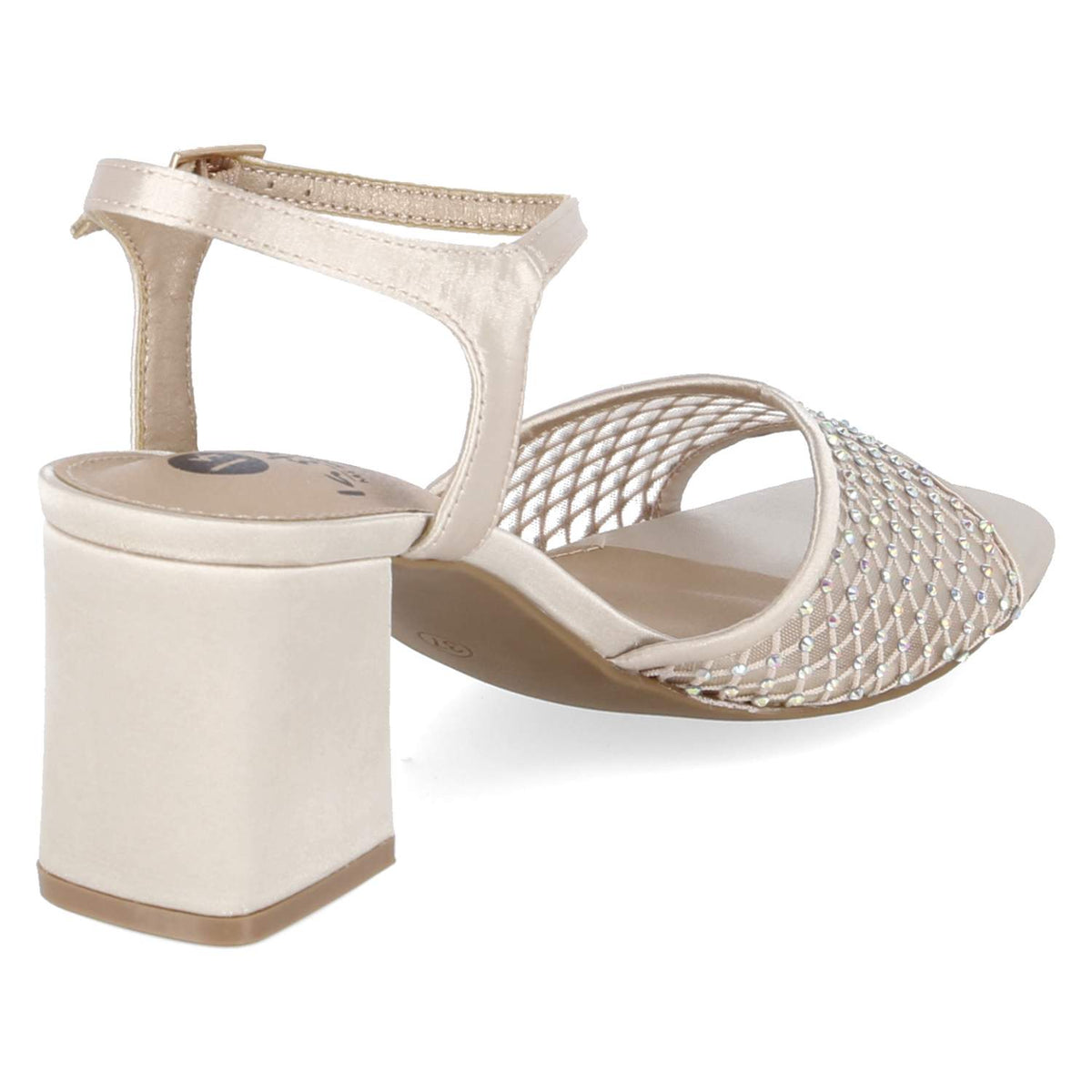 Sandaletten Beige