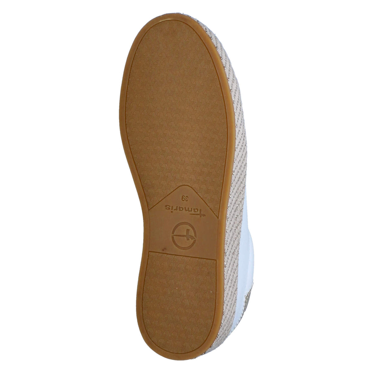 Espadrille-Sneaker Weiß