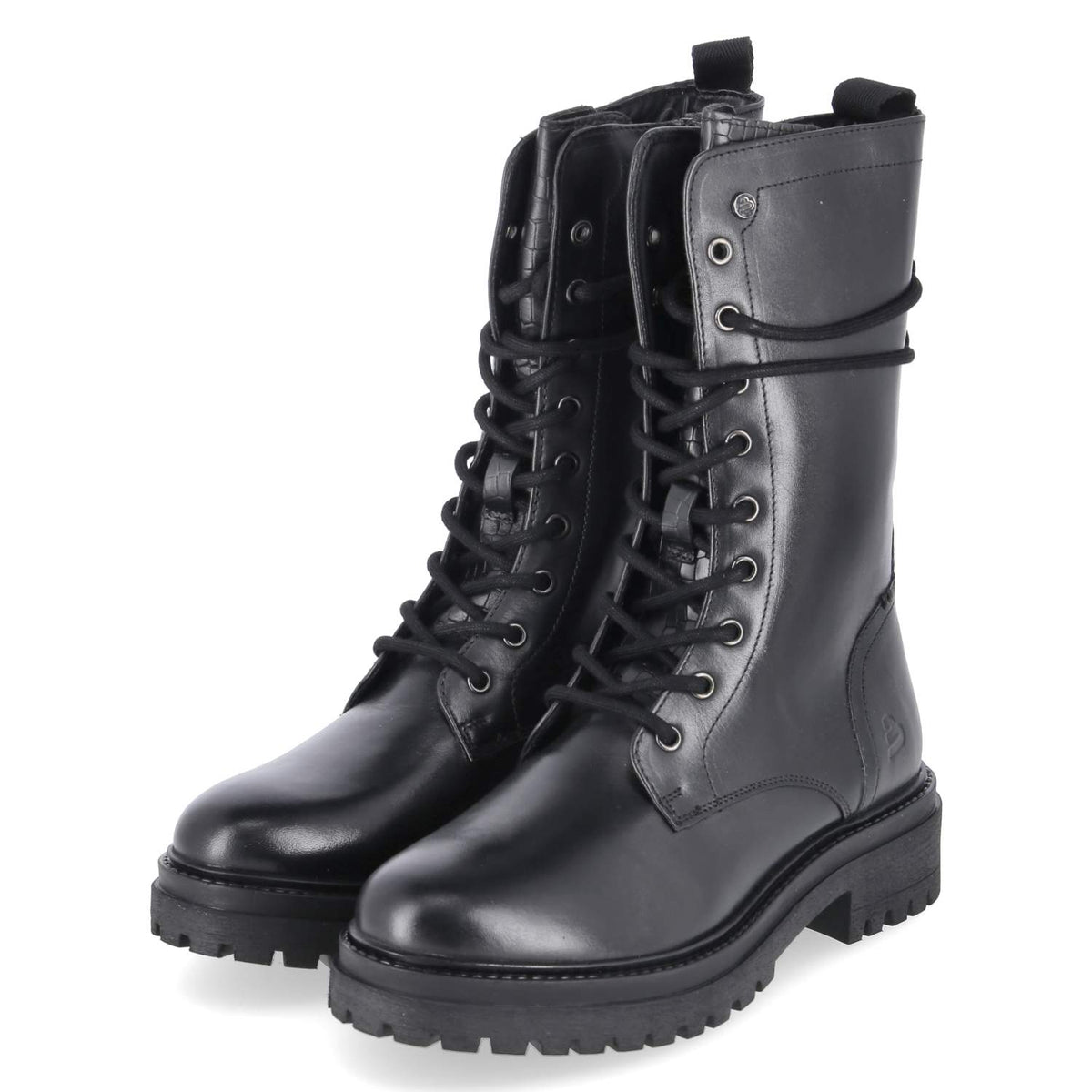 Schnürstiefel Schwarz