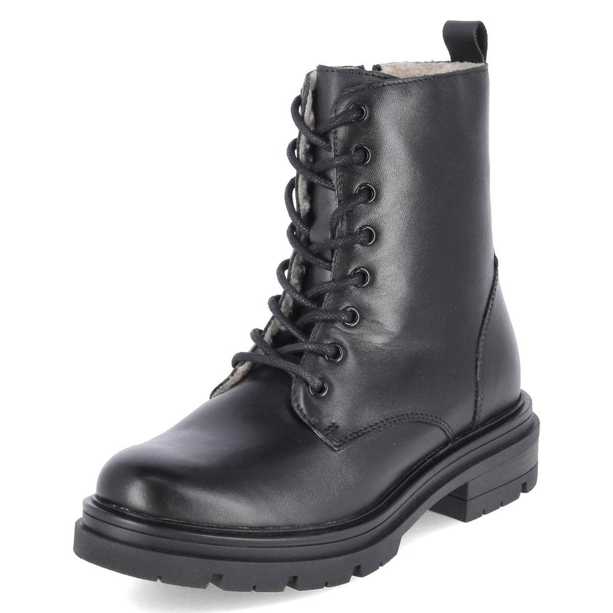 Schnürboots Schwarz