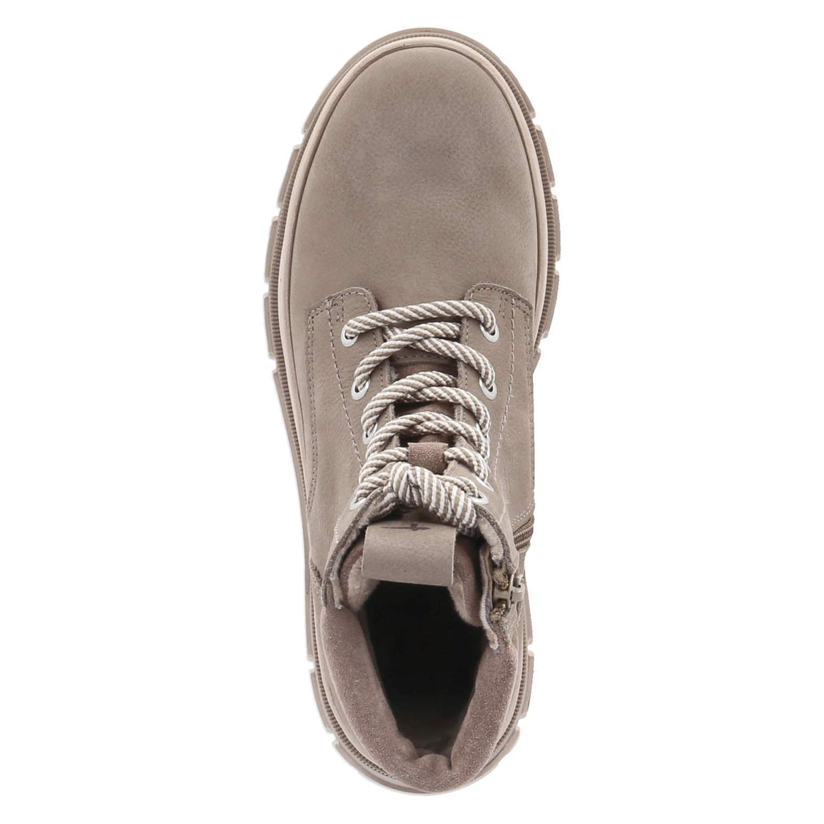 Schnürboots Taupe