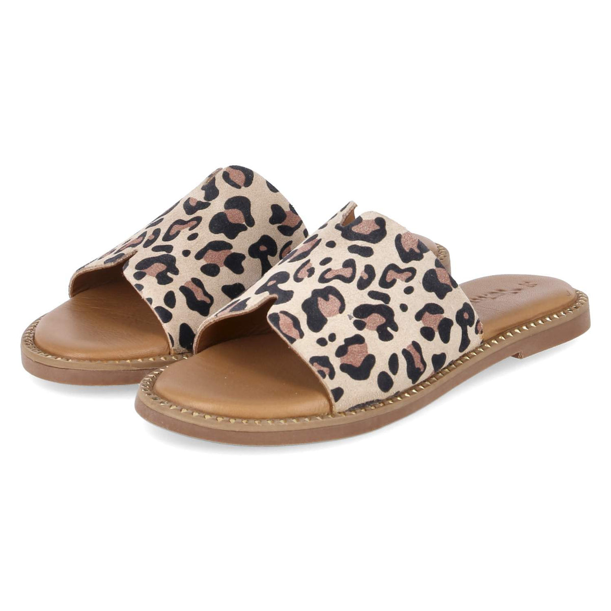 Pantoletten Beige