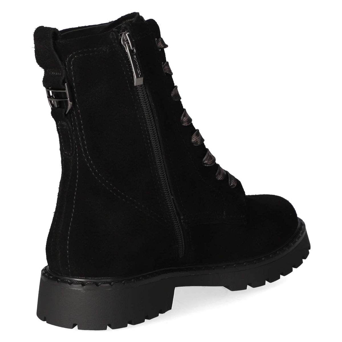 Schnürstiefeletten Schwarz