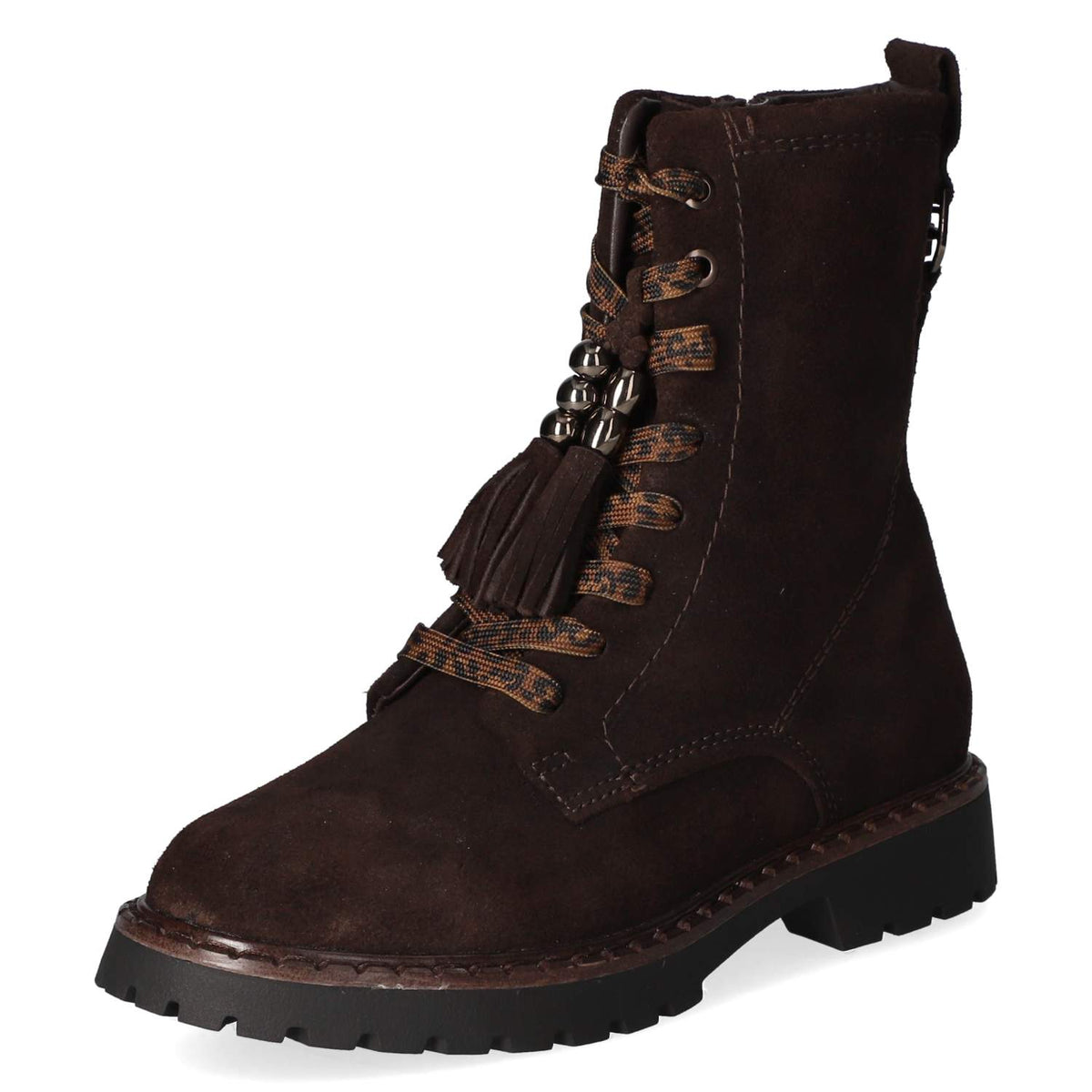 Schnüstiefeletten Braun