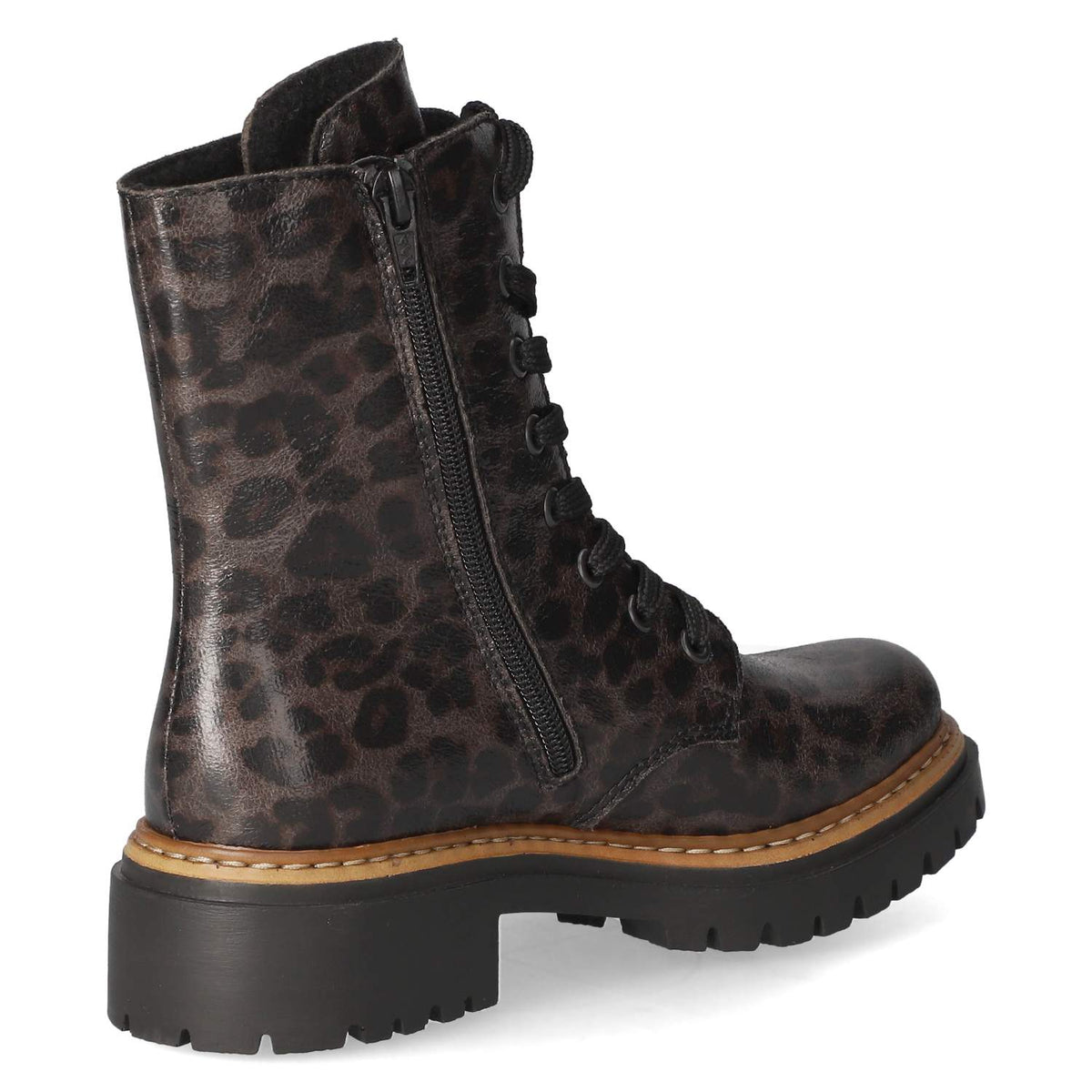 Schnürstiefeletten Braun