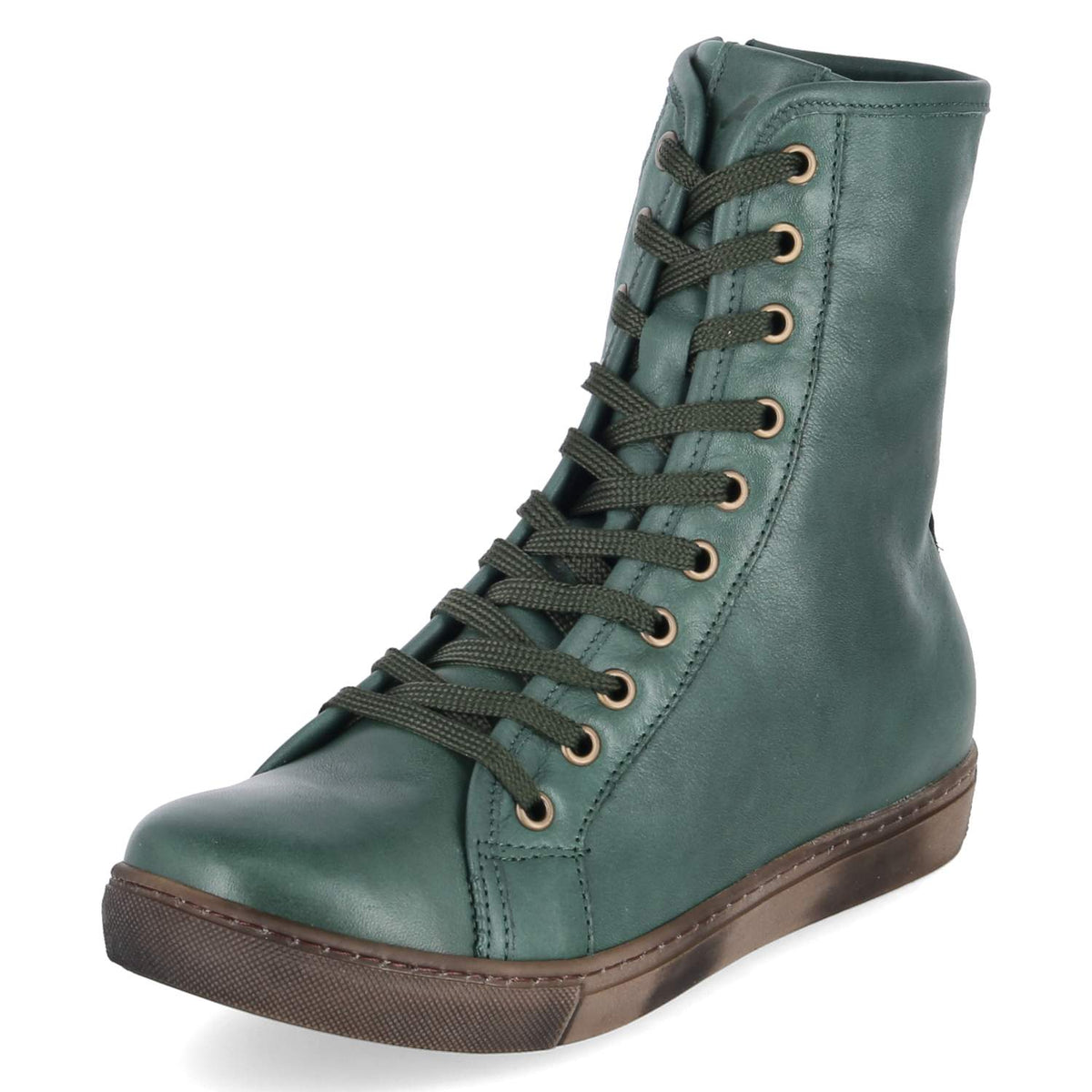 Schnüstiefeletten Grün