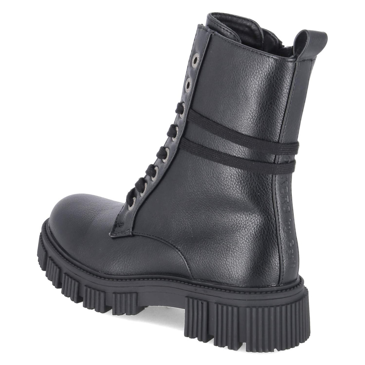 Schnürboots Schwarz