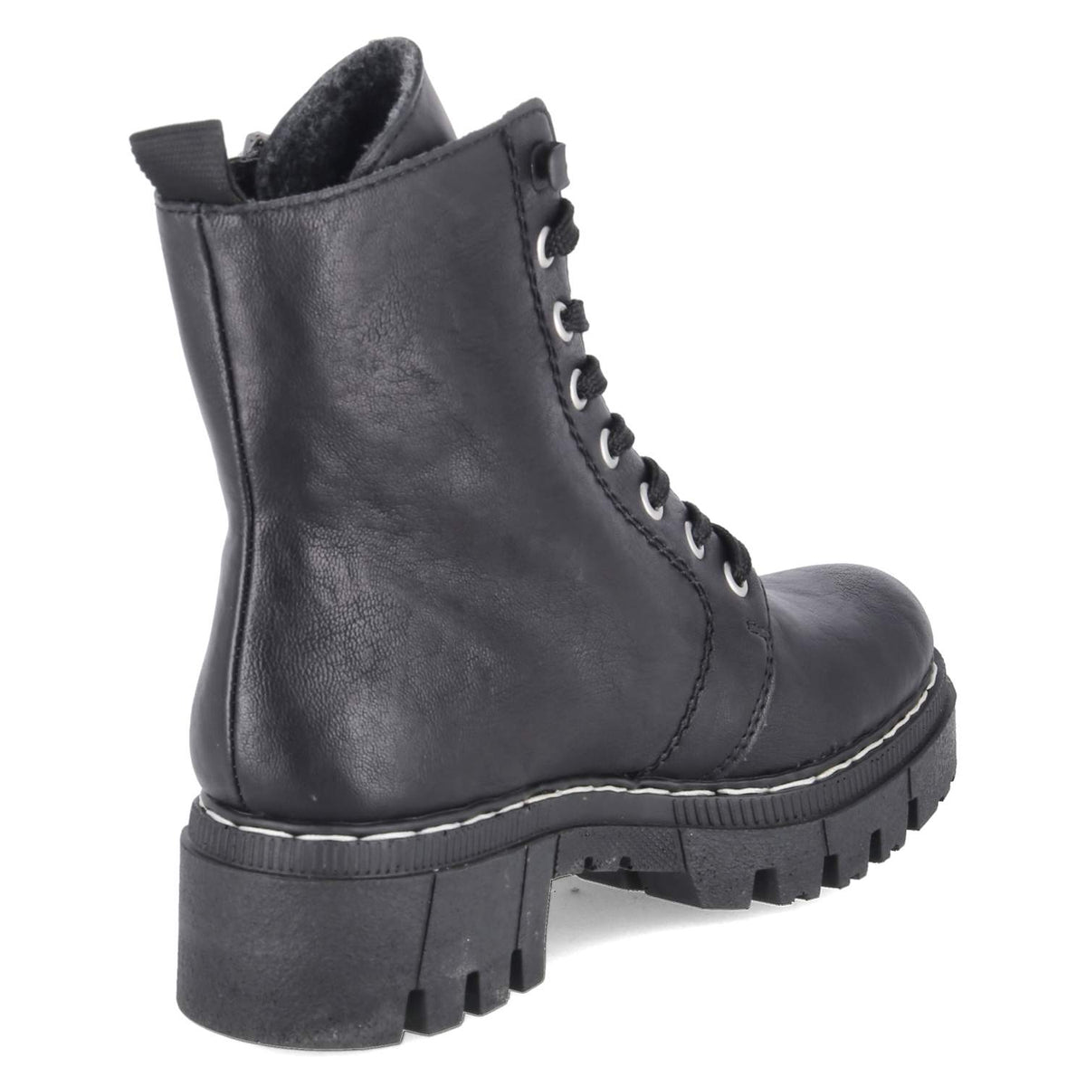 Schnürboots Schwarz