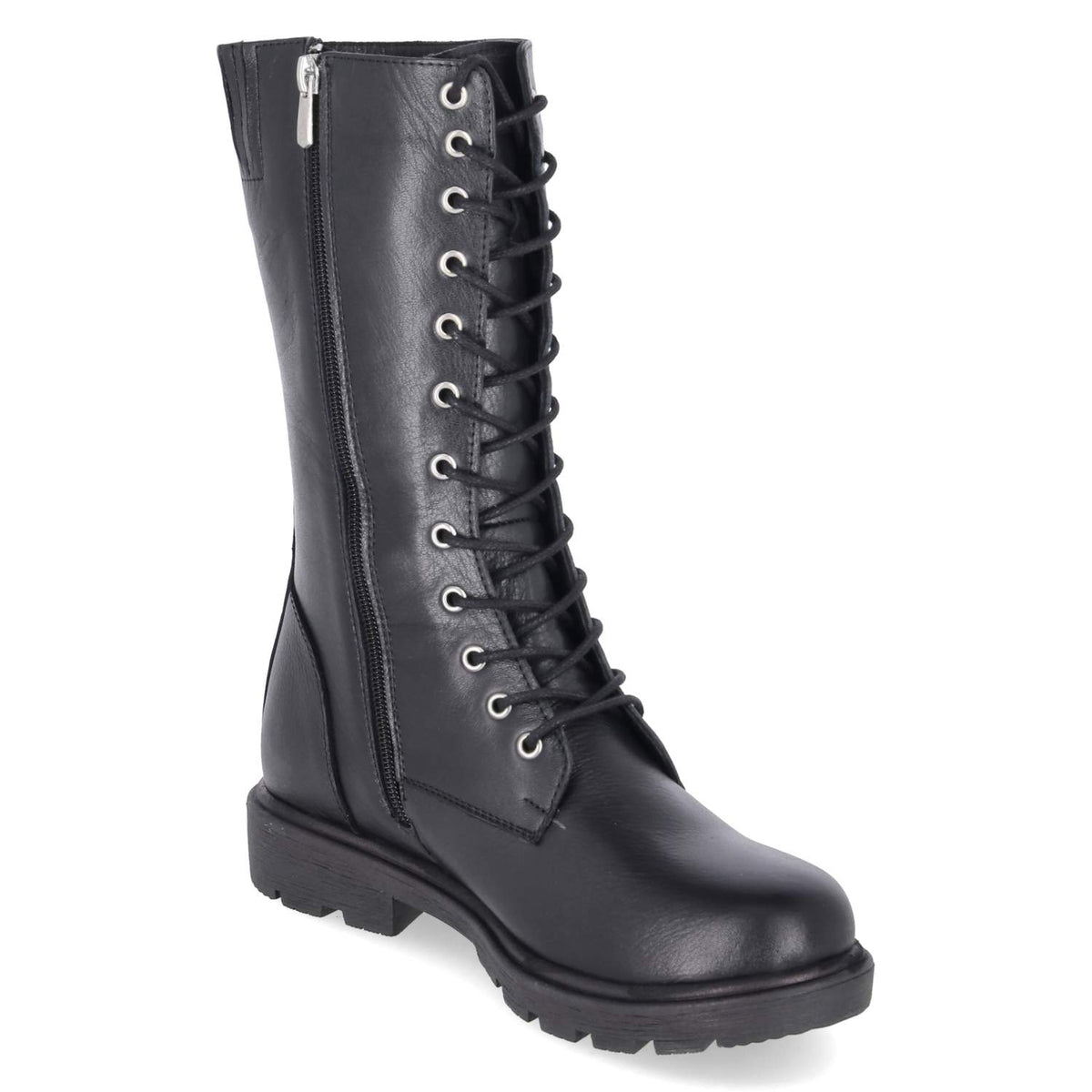 Schnürstiefel Schwarz