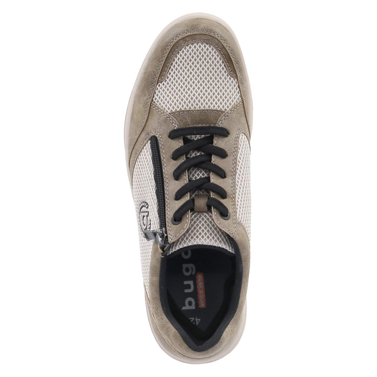 Halbschuhe Grau