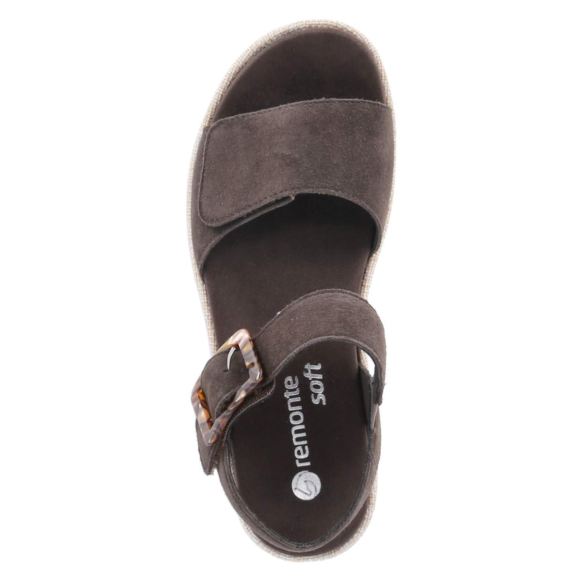 Plateau-Sandalen Braun