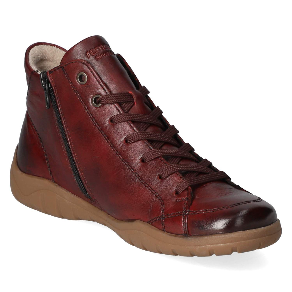 Schnürstiefeletten Rot