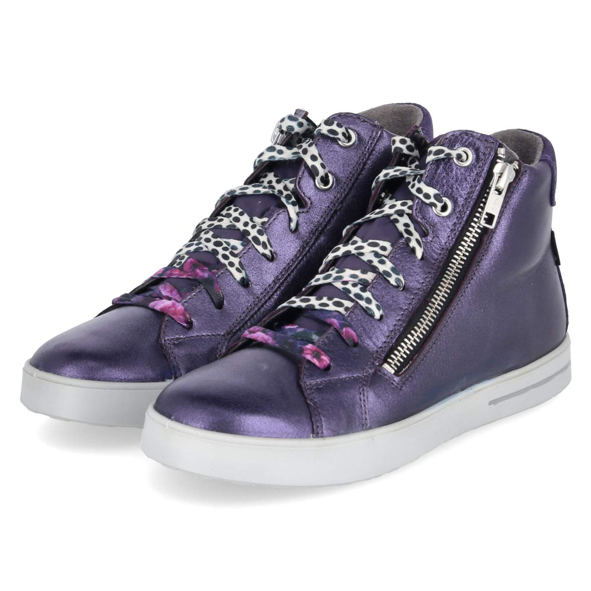 Schnürboots STELLA Lila