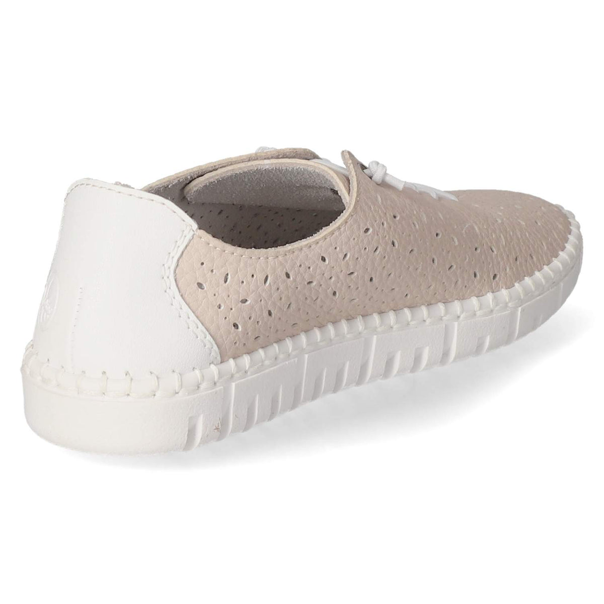 Halbschuhe Taupe