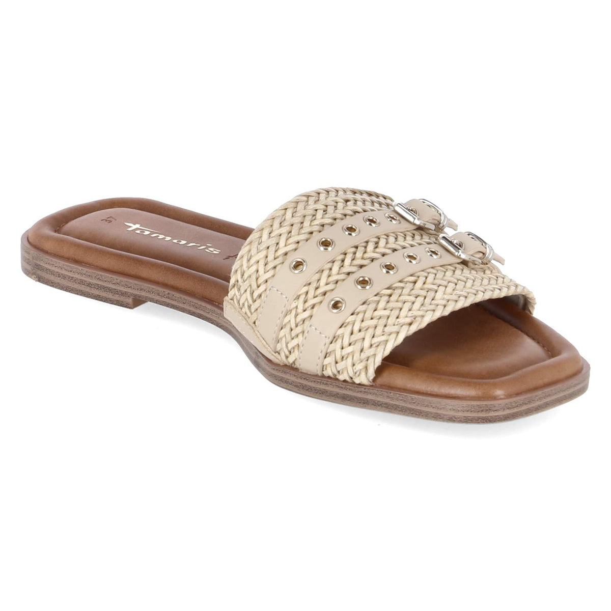 Pantoletten Beige