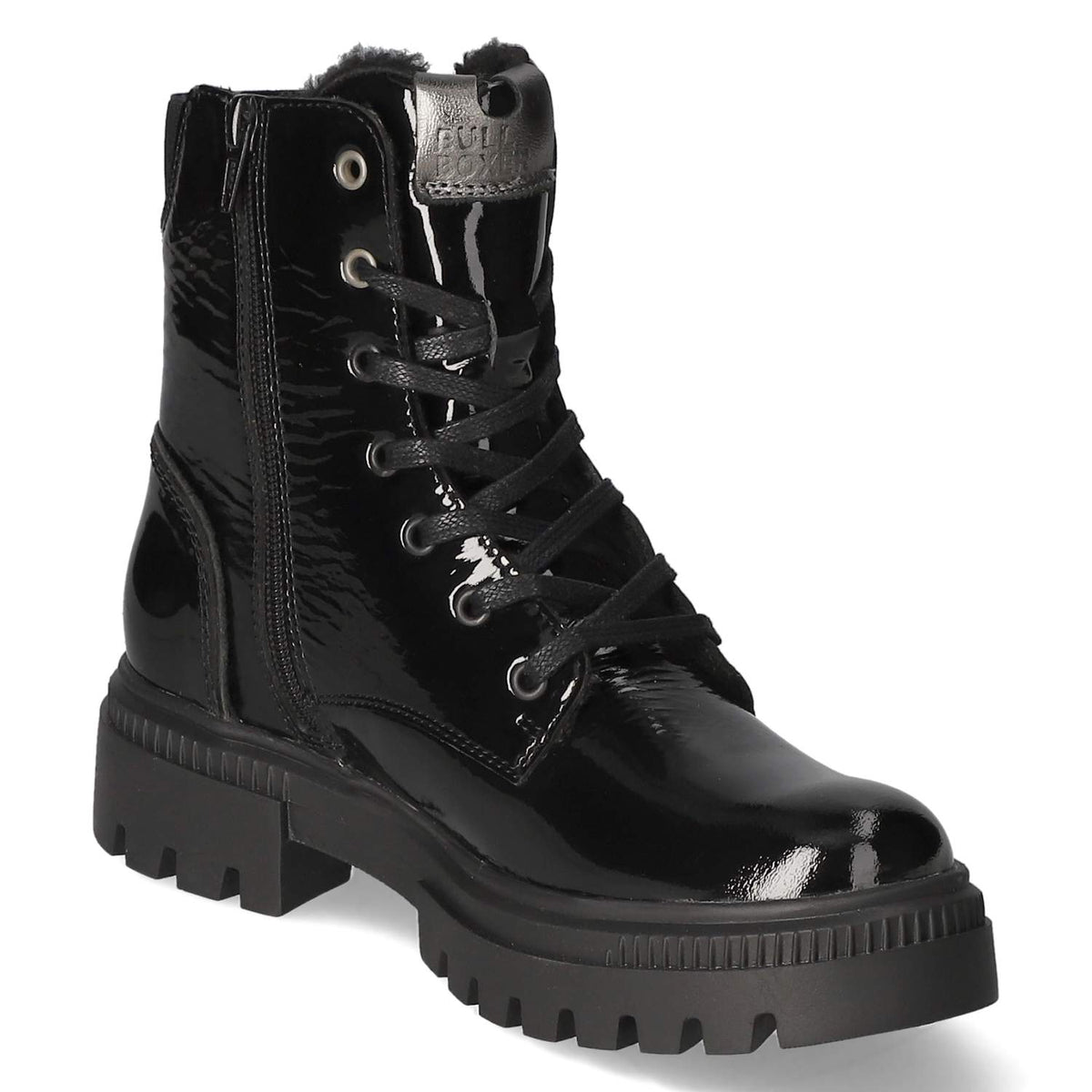 Schnürboots Schwarz