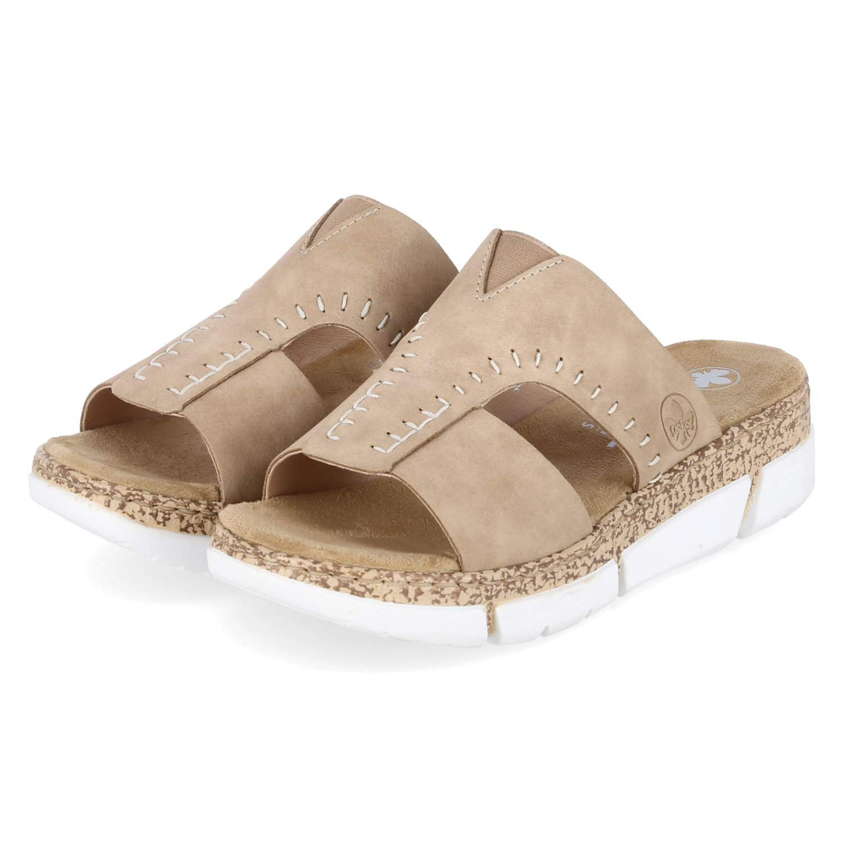 Pantoletten Beige