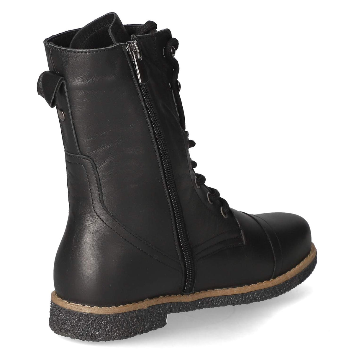 Schnürstiefeletten Schwarz