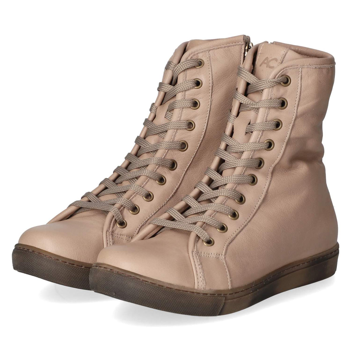 Schnürstiefeletten Grau