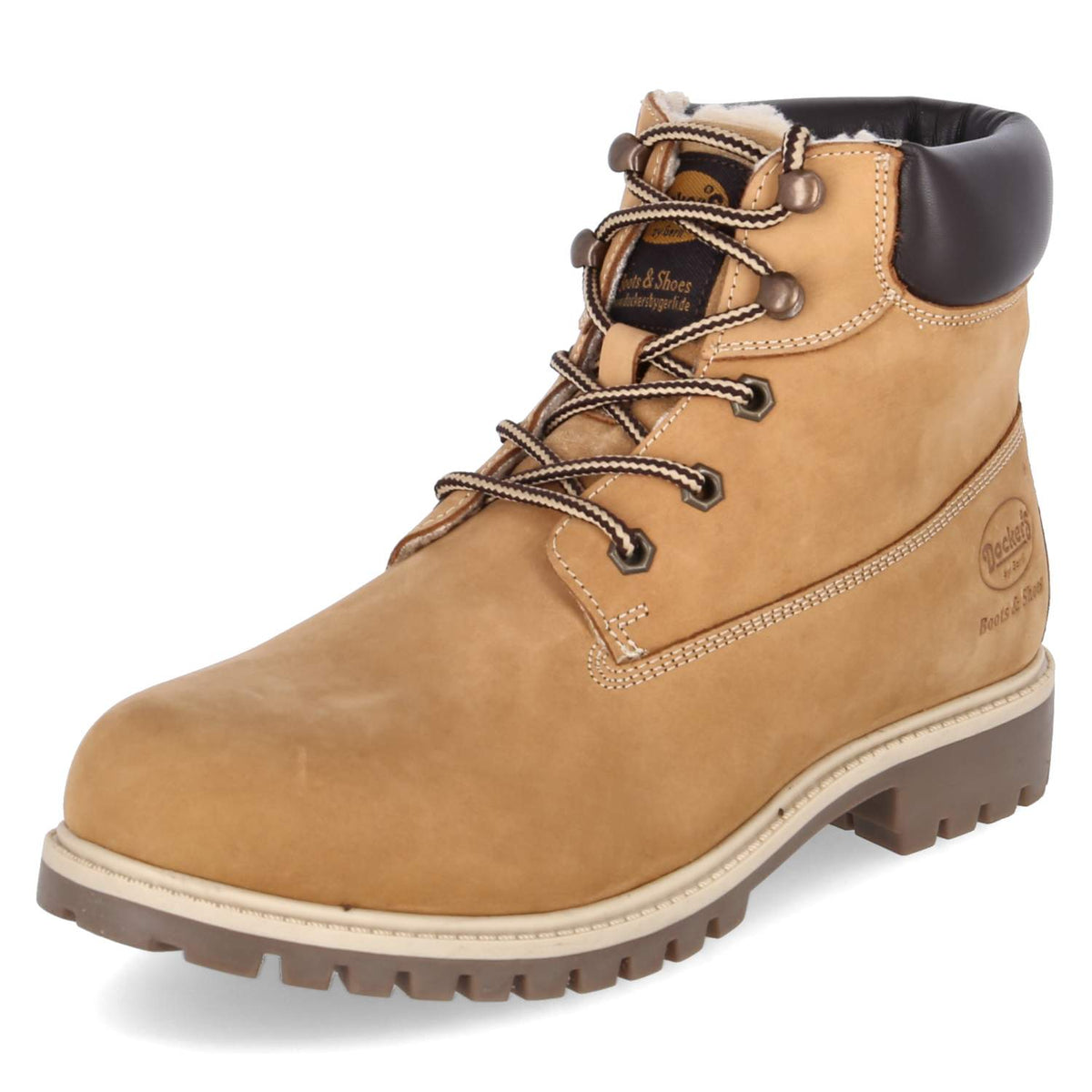 Schnürboots Beige