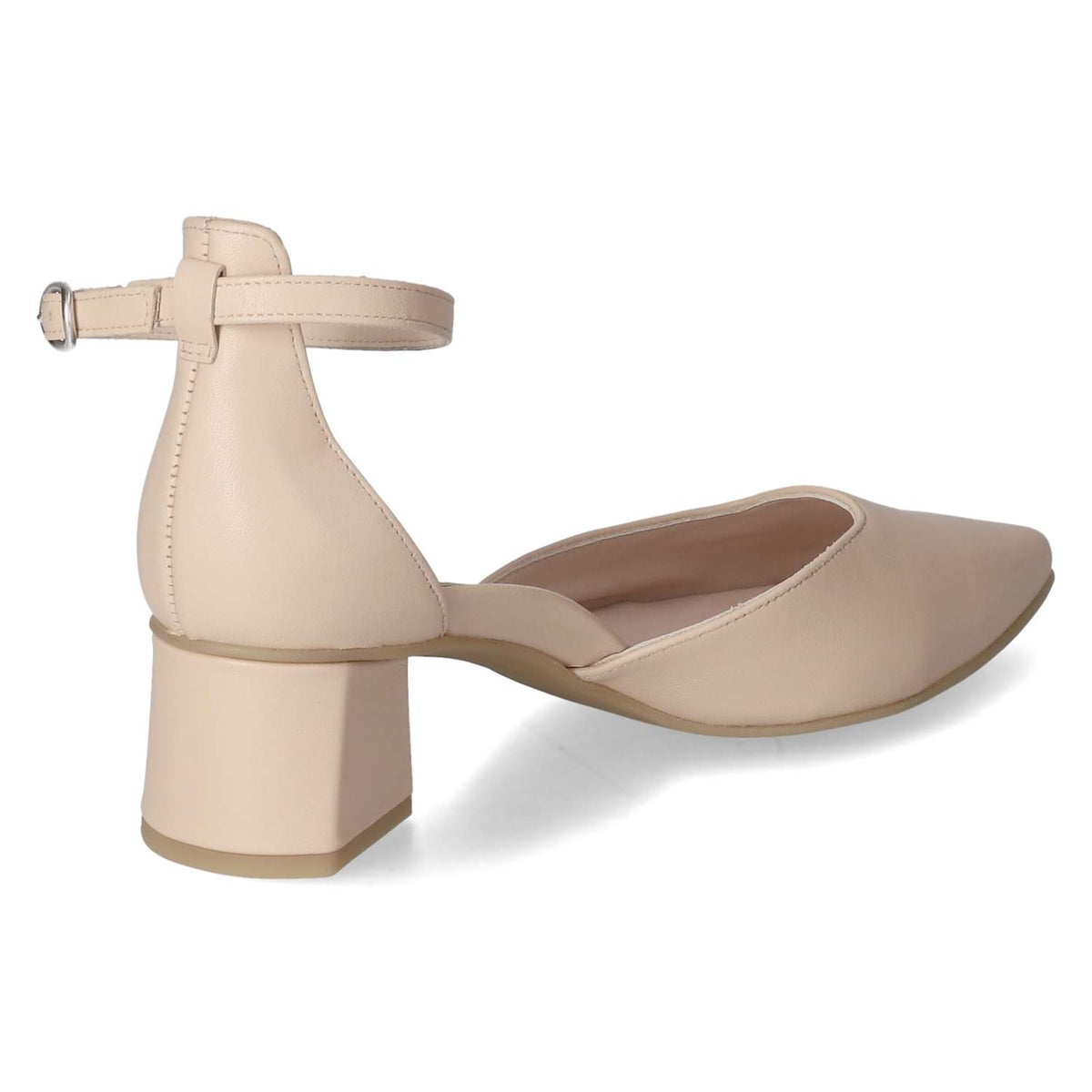 Riemchenpumps Beige