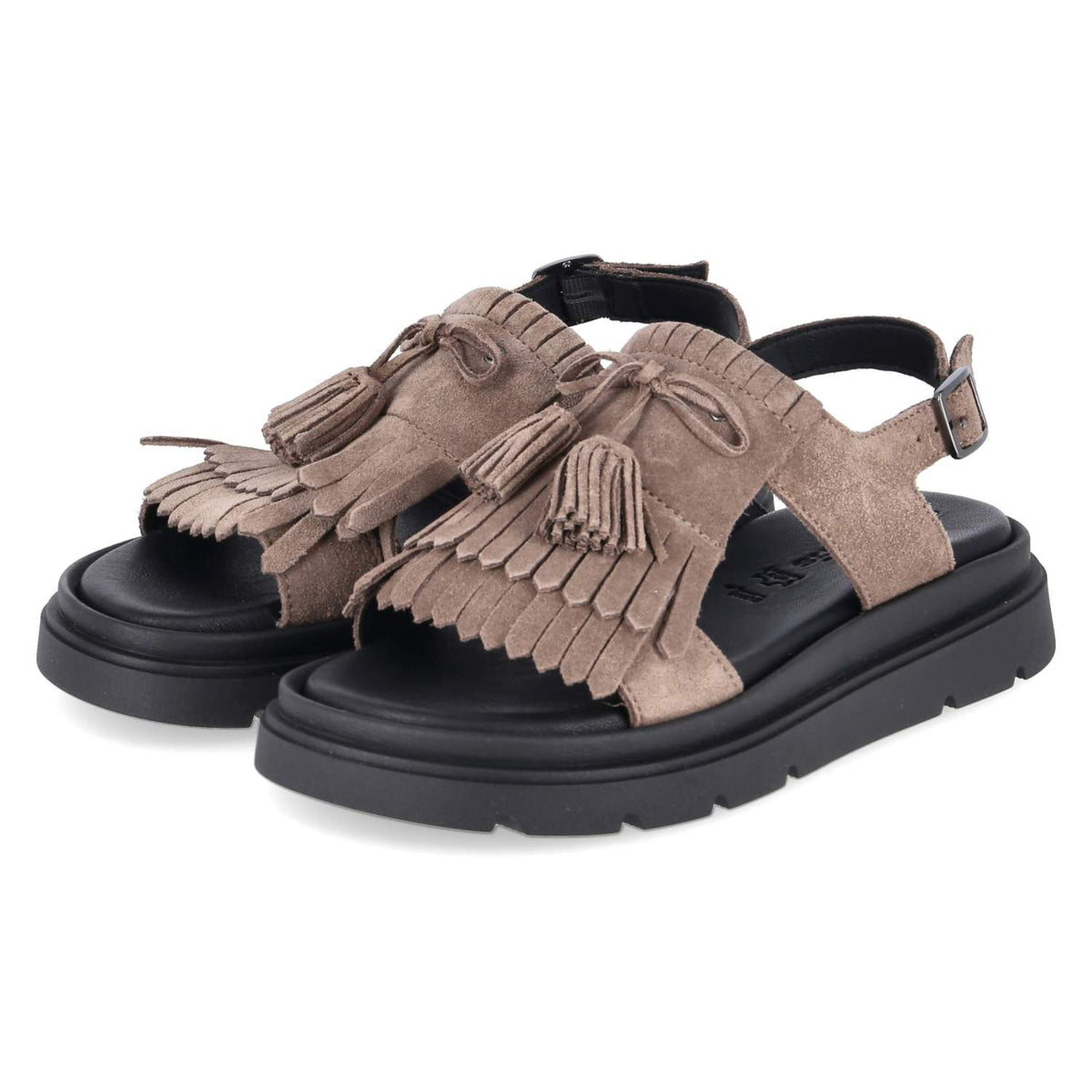 Sandalen Taupe