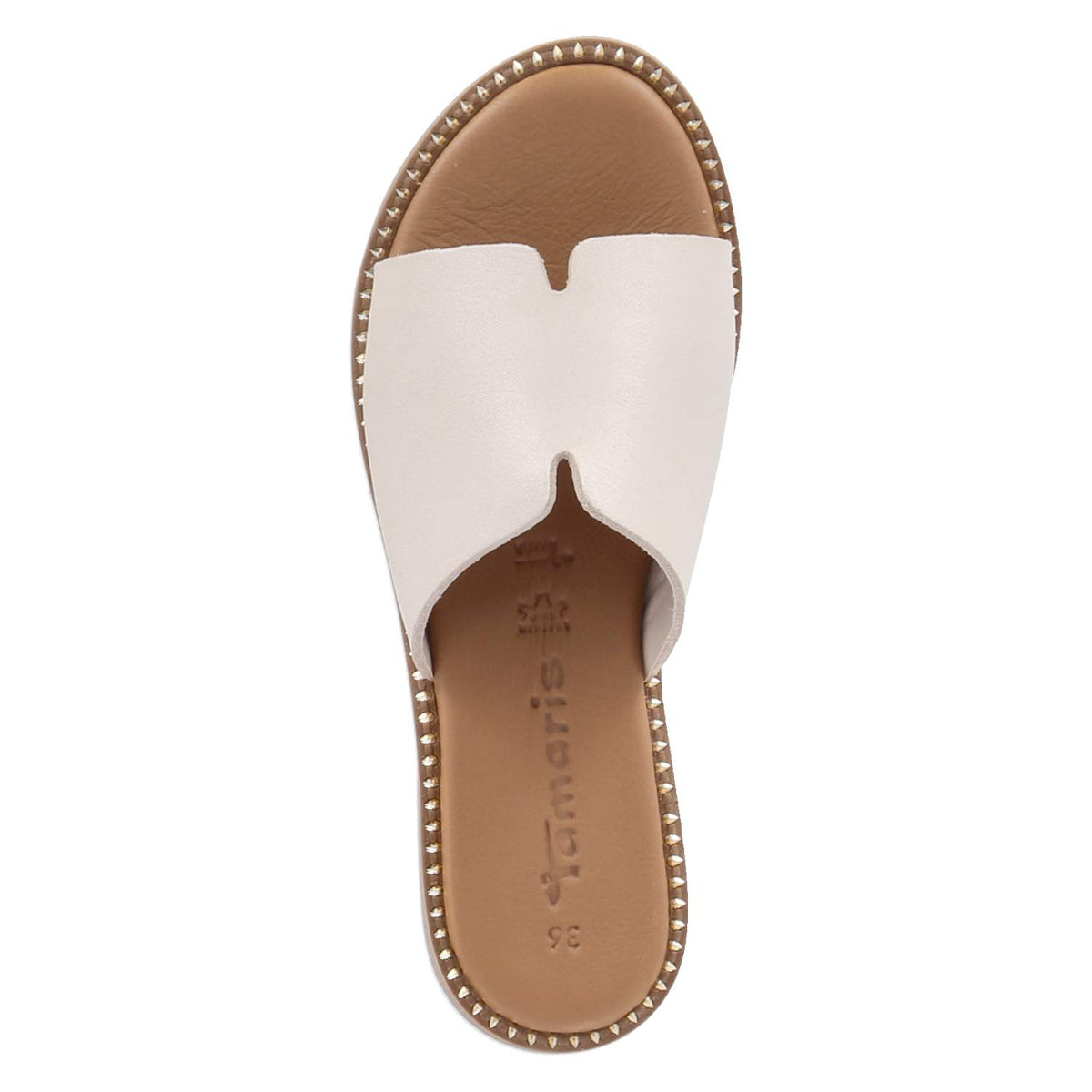 Pantoletten Beige