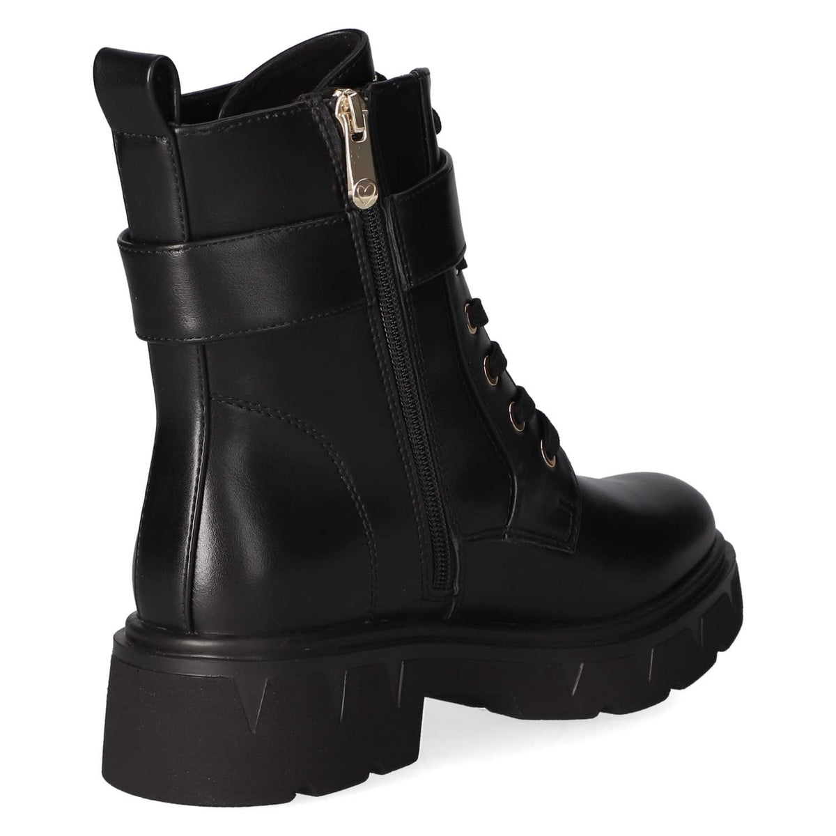 Schnürstiefeletten Schwarz