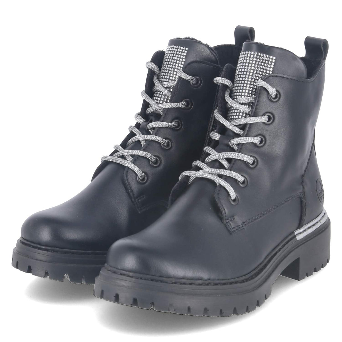 Schnürboots Schwarz