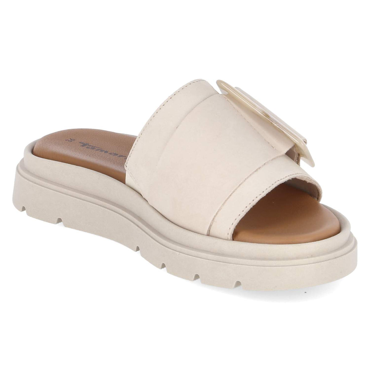 Pantoletten Beige