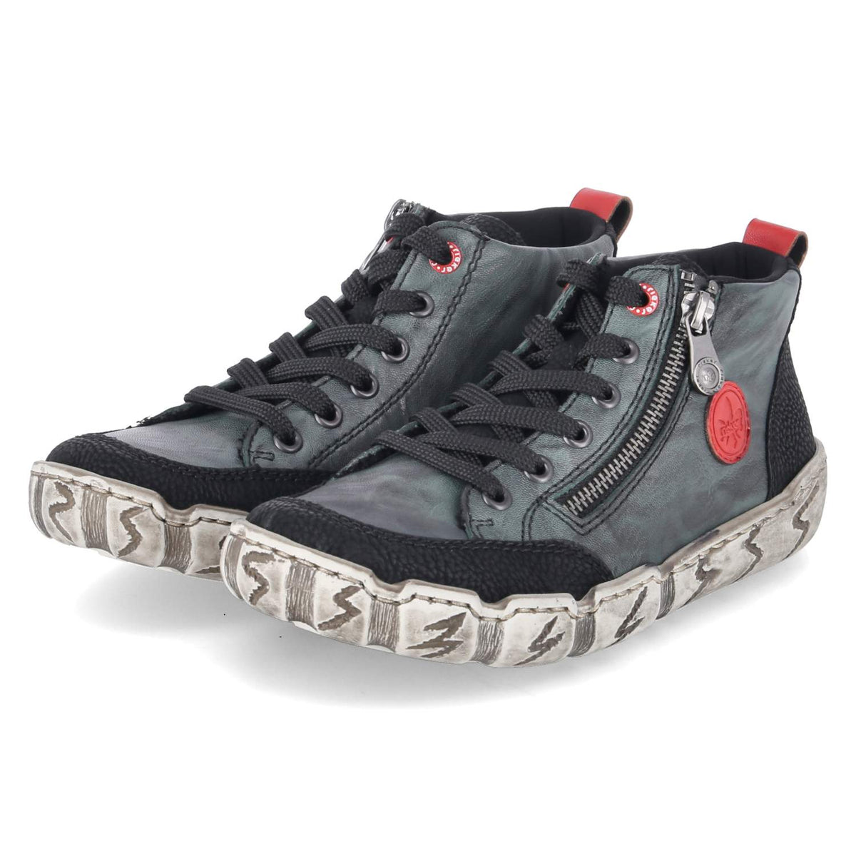 Halbschuhe Grün
