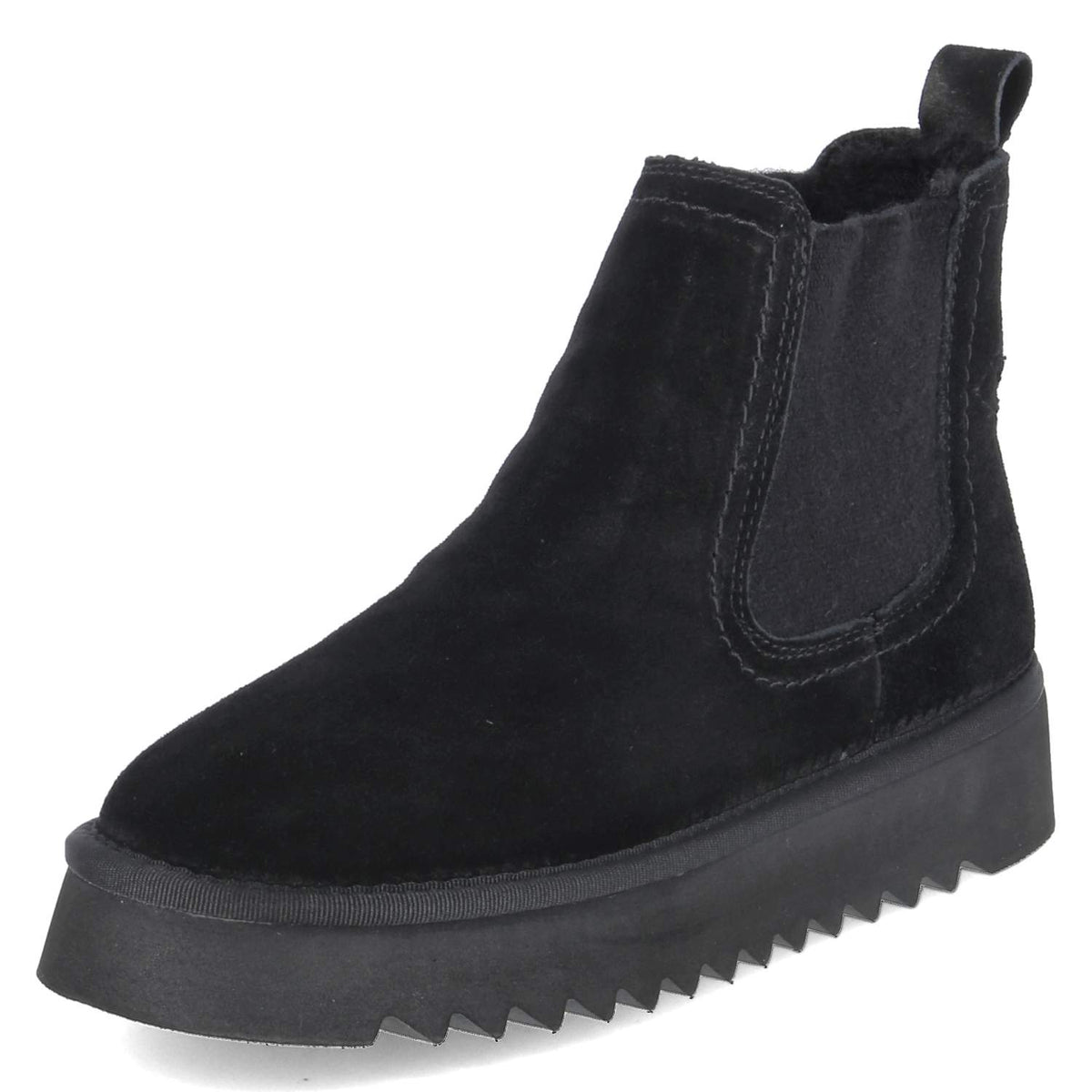 Winter-Chelsea Boots Schwarz