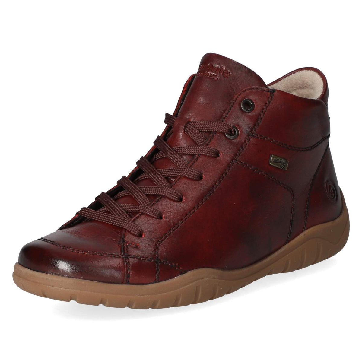 Schnürstiefeletten Rot