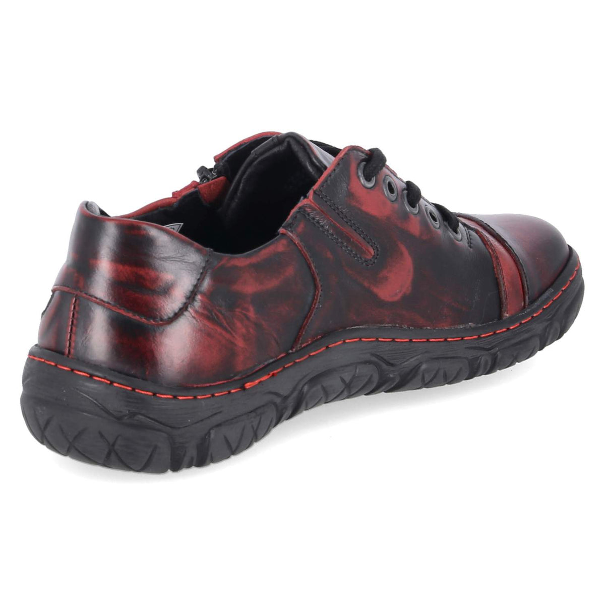 Halbschuhe Rot