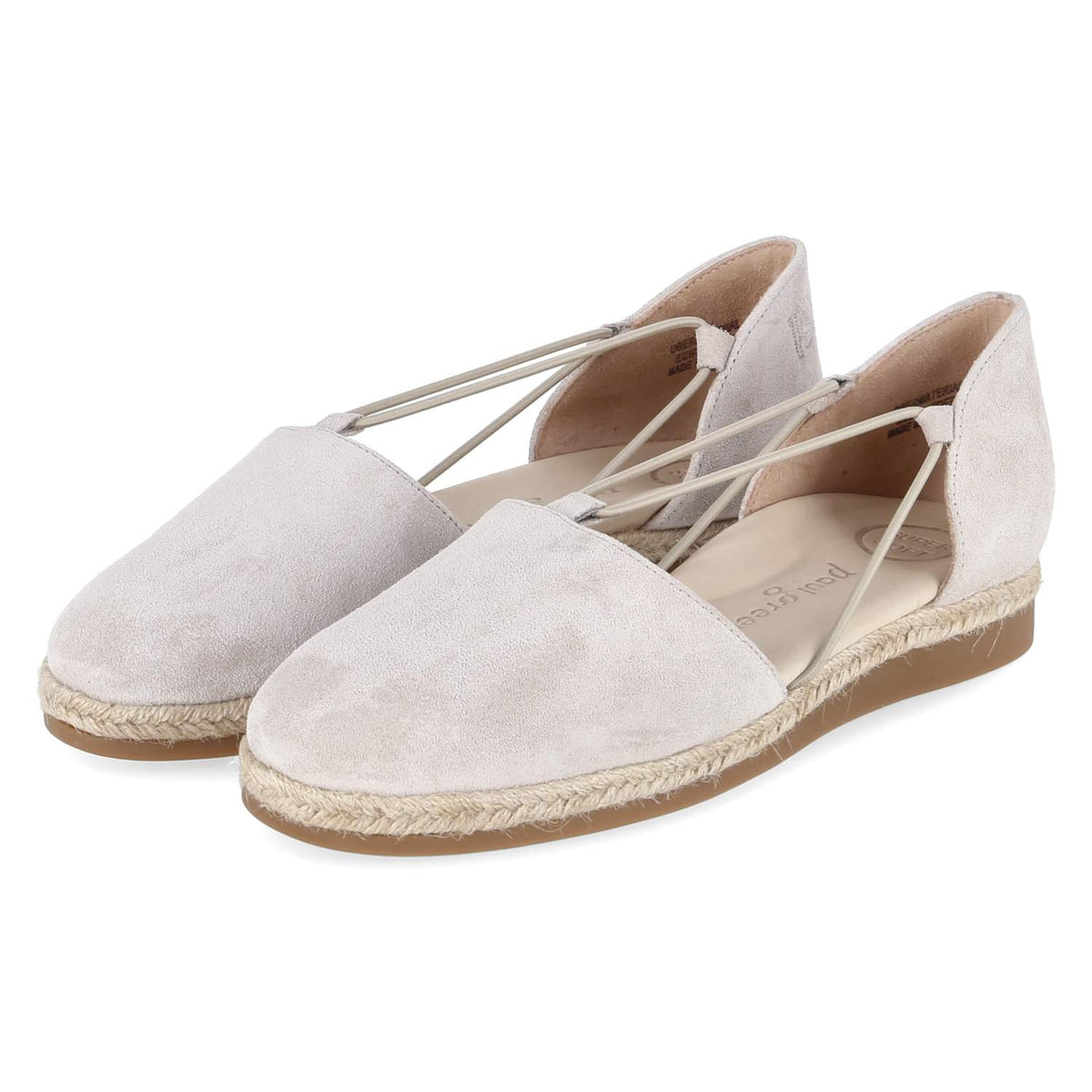 Espadrille-Ballerinas Grau