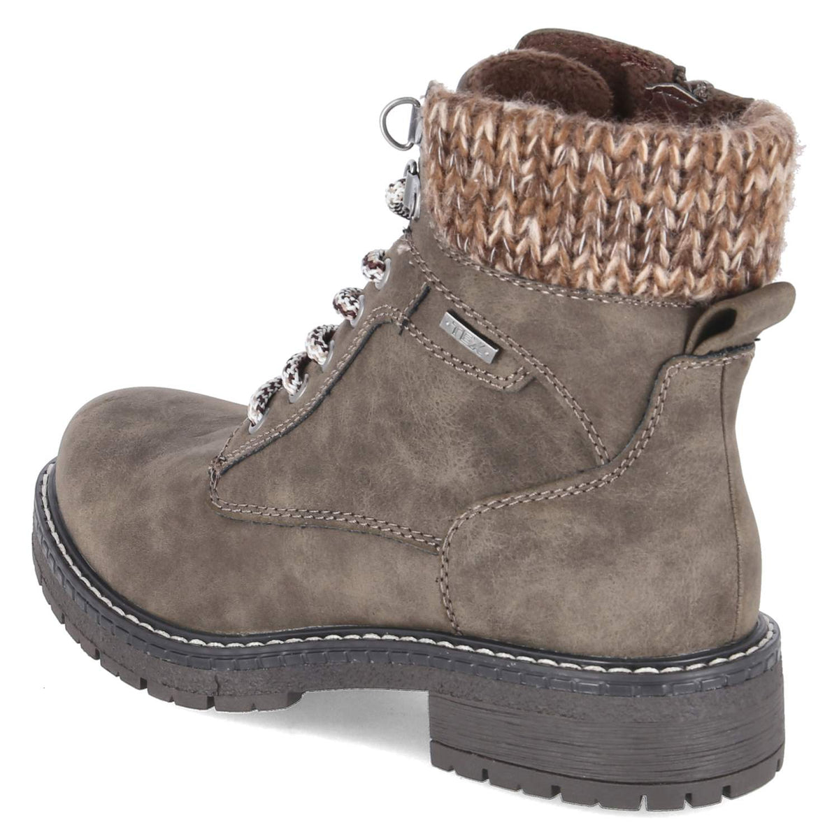Schnürboots Taupe