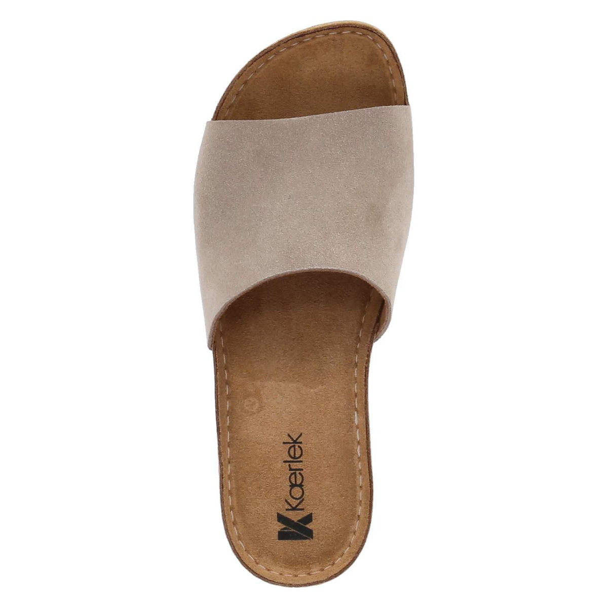 Pantoletten Beige