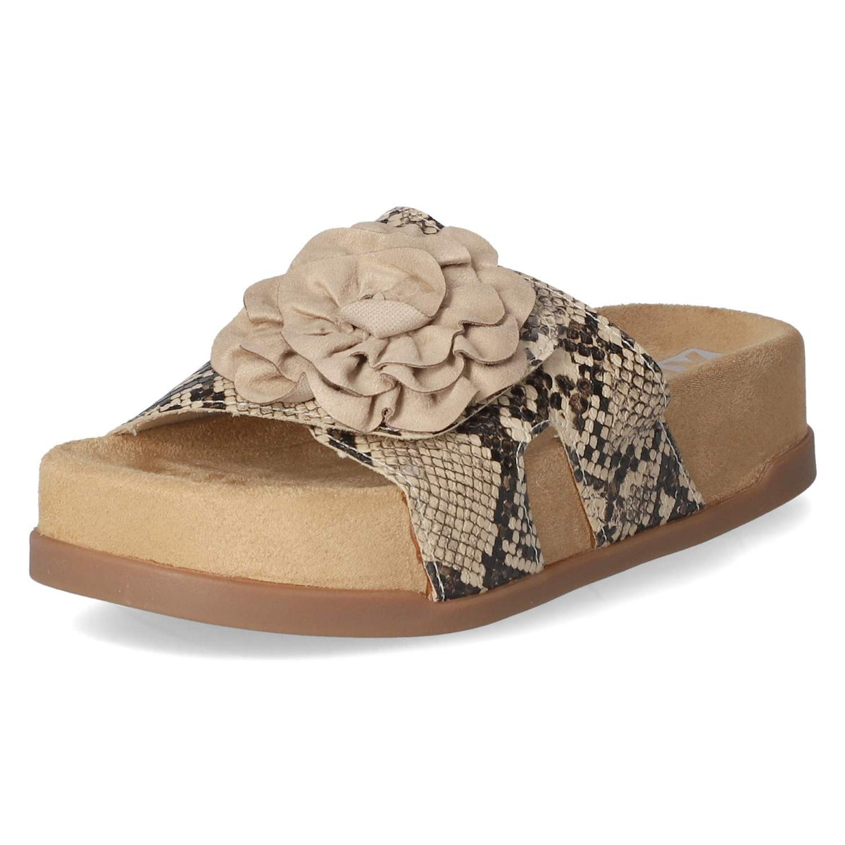 Pantoletten Beige