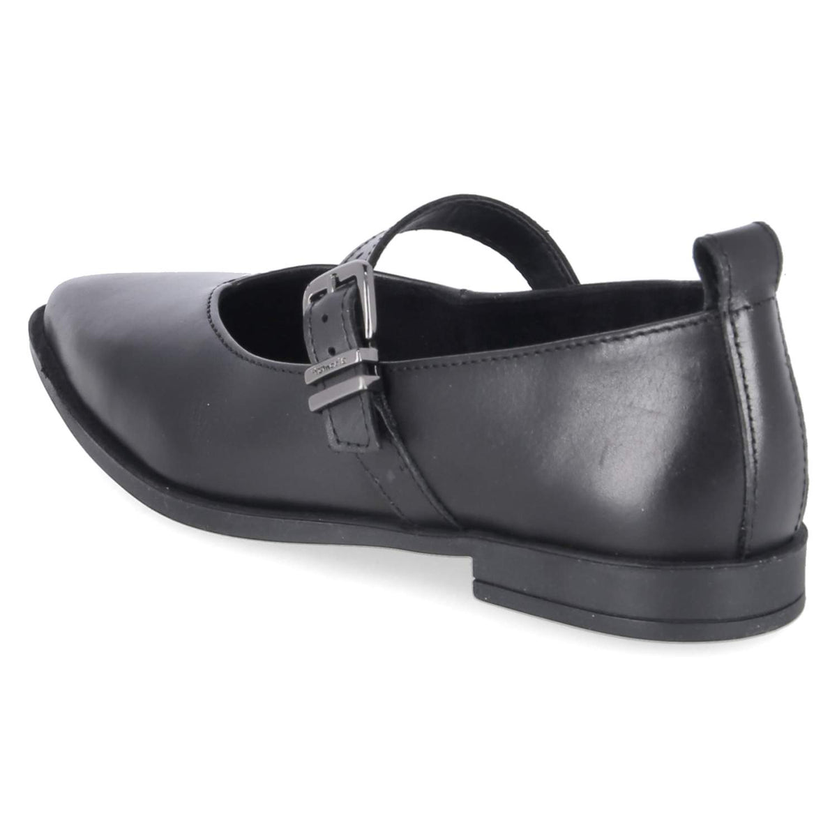 Spangenballerinas Schwarz