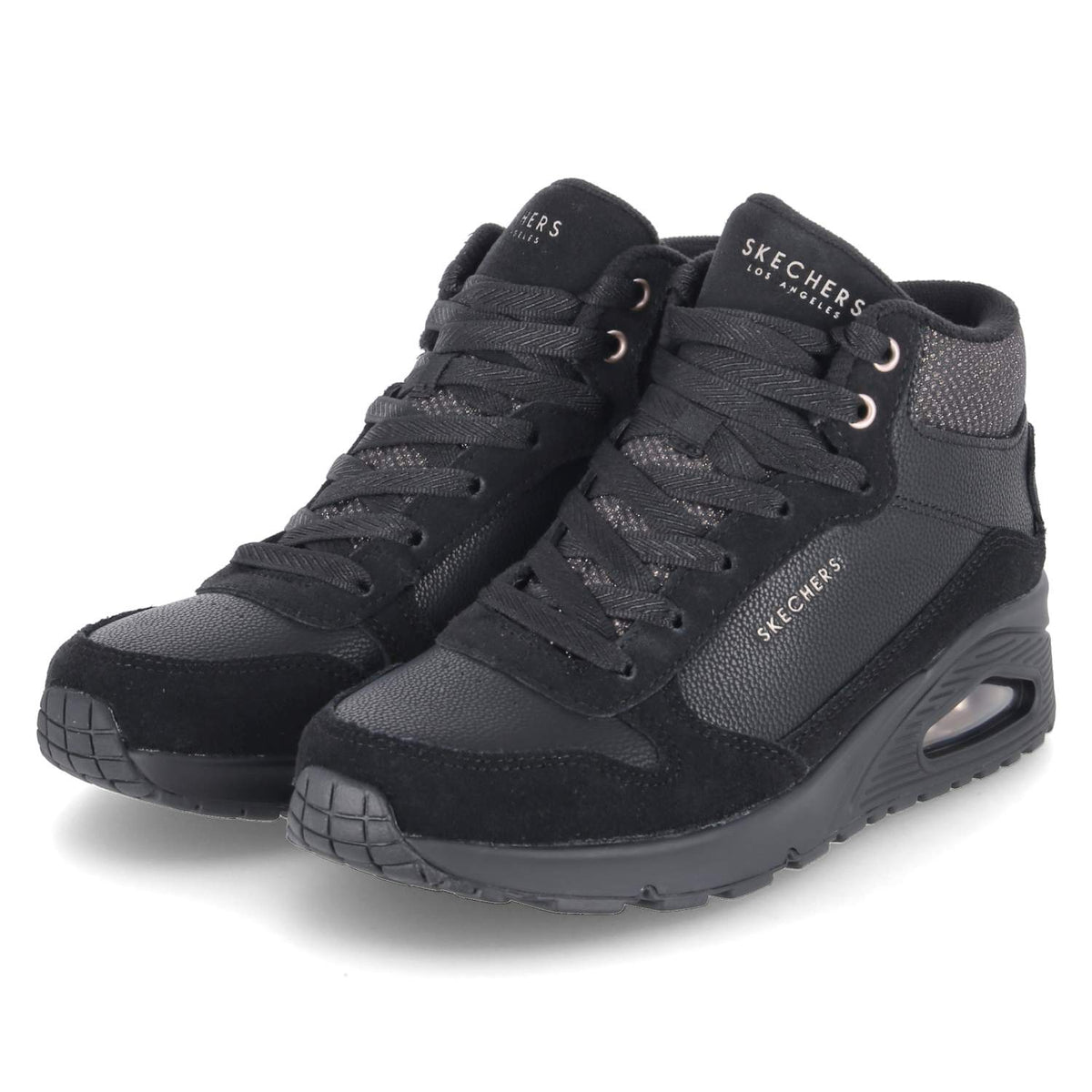 High Sneaker UNO-STACRE SHINE Schwarz